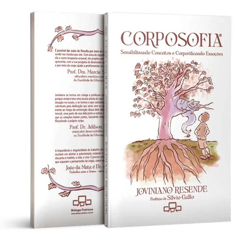 Capa do livro Corposofia: Sensibilizando Conceitos e Corporificando Emoções, de Joviniano Resende